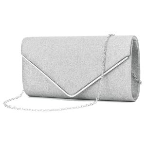 Lady Fashion Shiny Glitter Blink Evening Bag Party Wedding Cluth Purse Sling Handbag Gift for Woman Dinner Casual #830