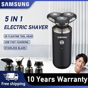 Samsung Original 5 In 1 Electric Shaver For Men Multi-Function Professional Nose Hair Trimmer Wet Dry Use Beard Trimmer Barber Shaving Machine Electric Shaver