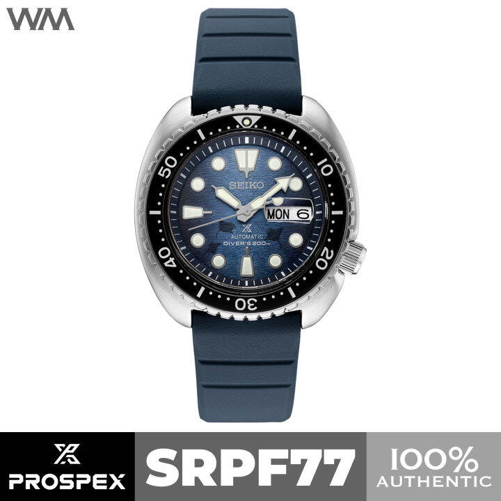 Seiko Prospex Save the Ocean Dark Manta Ray King Turtle Automatic