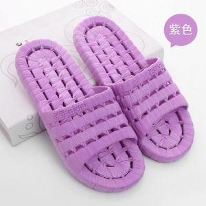 Home Slippers Leaking Bathroom Sandals Hollowed Out Indoor Womens Slippers Couple Slippers