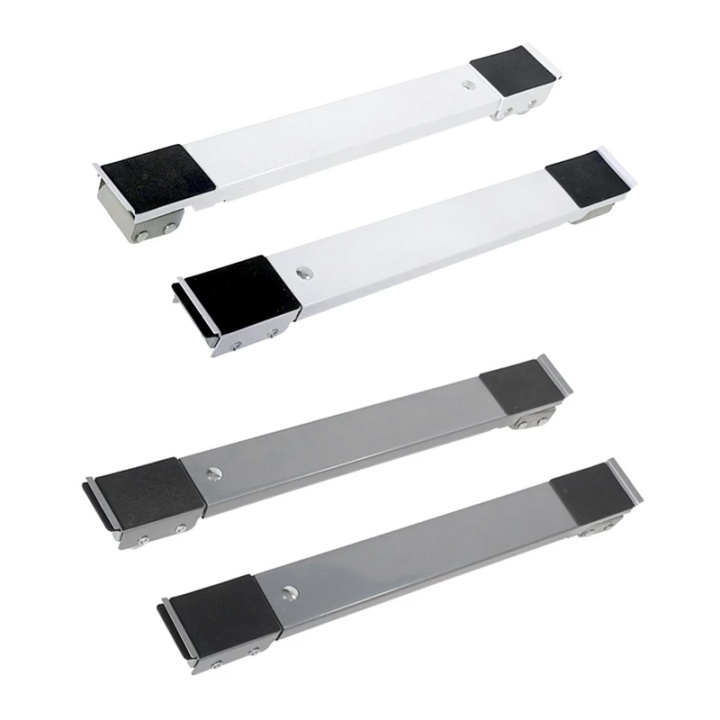 MQZHUK Ice Maker Stand, Stand Refrigerator Holder Bracket Length / Width 45-65cm Height 29-32cm Load 200kg Stand Holder Bracket For Machine Base Refrigerators Dishwashers 4 Strong Feet 25cm Gray