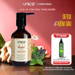 Kem Xả Tinh Dầu Thảo Dược hiNICE Herbal Conditioner Hỗ Trợ Phục Hồi Tóc Giảm Rụng Tóc