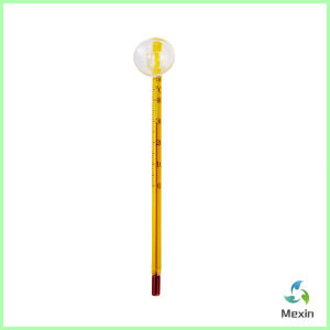 Mexin เทอร์โมมิเตอร์ตู้ปลา ปรอทวัดอุณหภูมิน้ำในตู้ปลา แบบติดกระจก Aquarium Thermometer