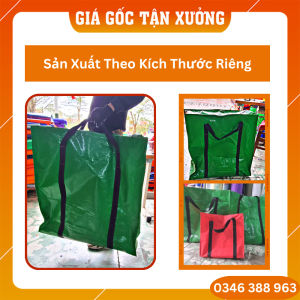 [Sản Xuất Theo Yêu Cầu] Túi Bạt Lớn Du Lịch (có khóa kéo ở đầu) chịu tải trên 20kg