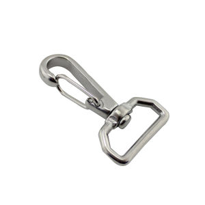 Stainless Steel Swivel Hook   Luggage Buckle   Backpack Buckle   Universal Hook for Webbing   Simple Square Ring Universal Hook Bag Accessories