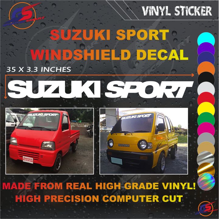 SUZUKI Multicab Wind Shield Decal Sticker Vinyl More Colors! High