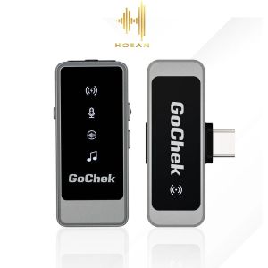 Micro thu âm không dây GoChek Ultra S24 ( Ultra S24 -01 ) - Bộ 01 mic KHÔNG hộp sạc hỗ trợ khả năng lọc ồn tốt