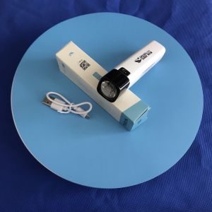 ไฟฉายพกพาอเนกประสงค์ 617A ปรับได้ 3 ระดับ(ไฟแรงไฟส่องไฟกระพริบ) ชนิด LED 1W มีถ่านชาร์จในตัว(3.7V 18650 1200mAh) สามารถใช้เป็น POWER BANK