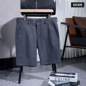 Quần Short GUZADO Chất Vải Khaki Cao Cấp Dày Dặn Mix Đồ Dễ Dàng Với 6 Màu Hot Trend GSR16