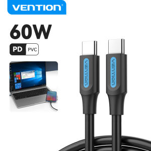 Vention 60W Type C to Type C Cable PD 100W Fast Charging Cable for iphone 17 16 15 14 Xiaomi Samsung MacBook Switch Laptops Data Cord USB C to USB C Charging Cable