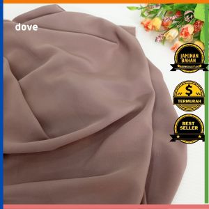 Per 50 cm Kain Memora Kain Calamari Silk Kain Arab Bahan Dress Syar’i Hijab Khimar Kerudung Lebar 150 cm