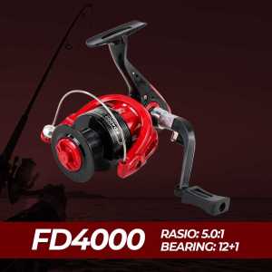 reel pancing murah berkualitas LIEYUWANG Reel Pancing Spinning 12+1 Ball Bearing 5.0:1