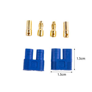 KingBe 1ชุด EC3 EC5ปลั๊ก5mm100A RC LIPO BATTERY Charge ADAPTER CONNECTOR สำหรับ RC Part