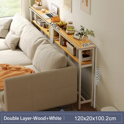 Side Table Narrow Table Bed Side Table Nordic Living Room Bedroom Kitchen Bedside Sofa Side Storage Rack Long Table