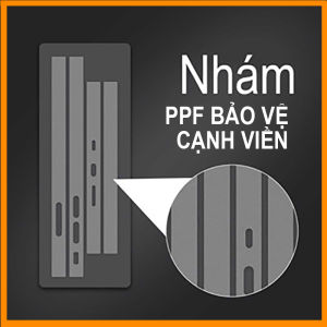 dán viền Cao Cấp PPF USA Dán cạnh Viền Bảo Vệ điện thoại iPhone 15 Promax/15 Pro/ 15