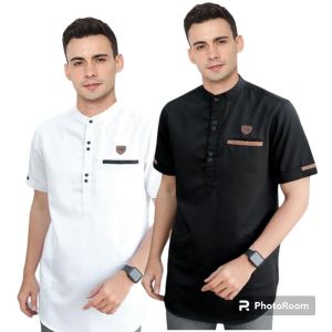 55 RIBU DAPAT 2 BAJU KOKO KURTA TAJOL LENGAN PENDEK FULL KATUN