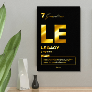 Hiasan Dinding Poster kata kata Motivasi metallic gold Minimalis Dekorasi Kamar Kerja Aesthetic