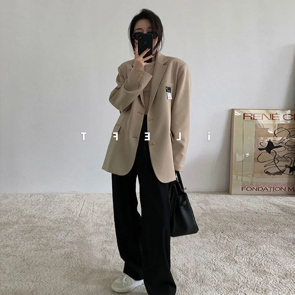 Oversize Blazer for Girls Women Spring and Autumn New Korean Style