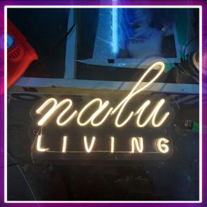 Neon Flex Design Custom Ukuran 30x40cm