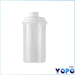 YoPo 1Pc 450ml Transparent Airtight Food Canister Multi-Purpose Sealed Storage Jar Portable Drink Cup