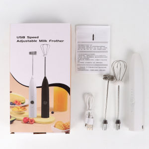 Wireless Electric Milk Frother Whisk Kitchen Egg Beater USB Rechargeable Handheld Coffee Blender Mixer Foamer Food Blender