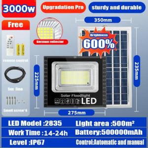 Solar Lamp Outdoor Garden Light Lampu Solar Taman Waterproof IP65 Super Bright Warm White Ready Stock Malaysia