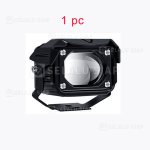 2PCS Lampu Tembak Sorot LED Laser Gun Vinyx M30 Lasergun D2 Mobil Motor Dual Warna Putih Kuning 40 Watt Universal 24V 12A 4 Inches Black Mata Emas Super Terang Lampu Kerja Led Terintegrasi Lampu Tembak Sorot Mobil lampu kabut