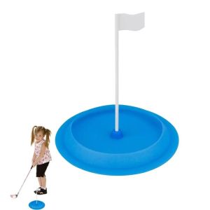 MUQZI Hole and Flag Golf Putting Cup Practice Cups Training Equipments Putter Green Cup Golf Accessories Training Aid Golf Putting Trainer Outdoor/Indoor