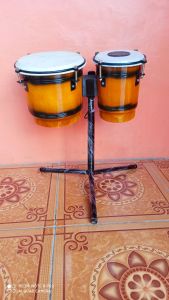 KETIPUNG DANGDUT KOPLO BAHAN KAYU BONUS STAND