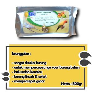 Pakan Burung VOER B (Burung Pemakan Biji-Bijian)