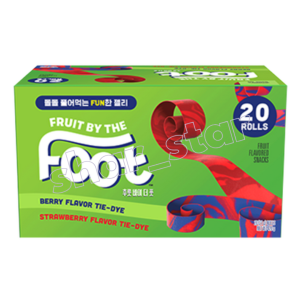 Fruit by the Foot Jelly 20-Pack 420g Chewy Fruity Candy Snack Kids Sweet Roll Fun Treat