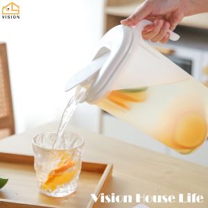 Vision Japanese Cold Water Kettle Large Capacity Cold Water Pot Household Water Storage Bottle Heat-Resistant Water Jar Refrigerator Fruit Teapot