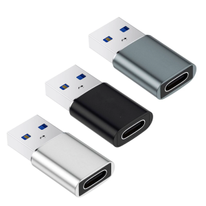Durability Aluminum USB3.0 To Type C Adapter 5Gbps Data Syncing Plugs And Play Function For Multiple Digital Gadgets