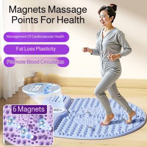 Acupressure Mat Super Slow Jogging Foot Massage Mat for Adults Meridian Clearing Indoor Timed Running Mat Soft Silicone Foot Pad计时经络按摩慢跑脚垫指压板