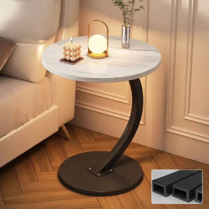 Coffee Table Coffee Table Sofa Bed Side Round Tea Table Bedside Table G-Shape Living Room Small Table Laptop 咖啡桌