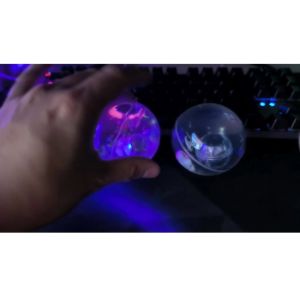 Kuromi My Melody Cinnamoroll Crystal Ball Light Bouncing Toy Kawaii LED Bouncy Ball Gift Kids
