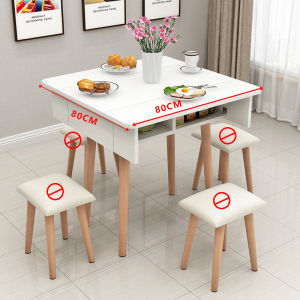 Folding Island Table For Kitchen Extendable Dining Table Foldable Kitchen Table Set Household Small Apartment 餐桌
