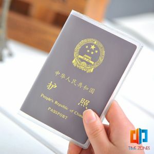 Time Zones แผ่น PVC ปกหนังสือเดินทาง ปกพาสสปอร์ต ซองใส่พาสสปอร์ต card cover