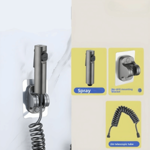 SEETE High Pressure Handheld Bidet Sprayer Set Adjustable Water-saving Hand Bidet Faucet High Quality Easy To Install Bathroom Shower Head Bathroom Use