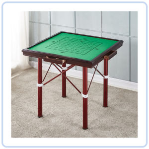 【DAILY ESSENTIAL】 Folding Mahjong Table with Red Legs | 88cm | Standard or Drawer