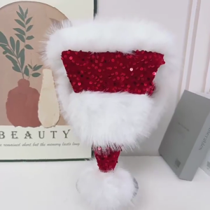 Comfortable Santa Fashion Stocking Hat Comfortable Suitable Childrens Christmas Incidents And Casual Winter Wear