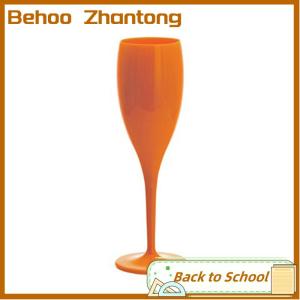Behoo Champagne Flutes Glasse Plastic Wine Glasses Dishwasher-safe White Champagne Glass Restaurant Beer Whiskey Drinkware