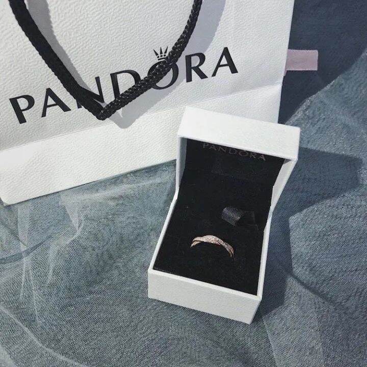 Pandora With Promise Box You And My Heart Ring Cubic Zirconia Diamond ...