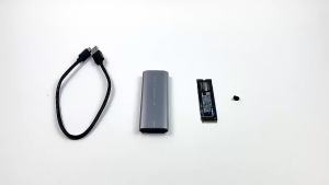 M2 Portable Solid State Drive Enclosure NVME PCIe SSD Dual Protocol M.2 External Hard Drive Enclosure NGFF SATA