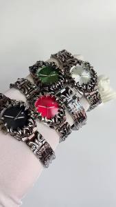 Factory Direct Sales y2k Irregular Claw Mens Watch Millennium Retro Trend European and American Style Quartz Pointed Claw Mens Watch