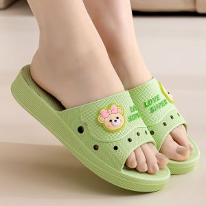 [Free Shipping] Indoor Slippers Simple Design Suitable For All Seasons Waterproof And Non-Slip Thickened And Durable PVC Slippers For Bathroom Use