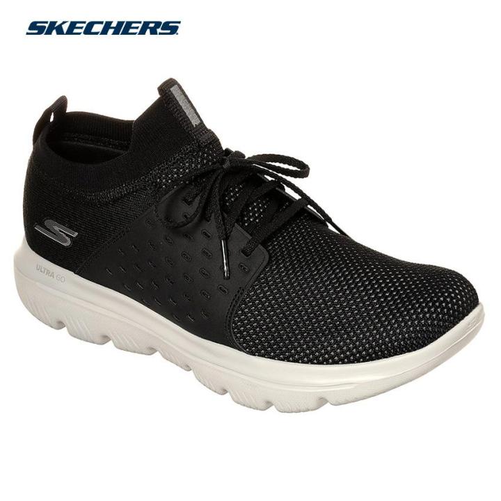 Skechers Men Go Walk Evolution Ultra Turbo Shape Ups Footwear 54726 BKGY Black Gray Lazada PH