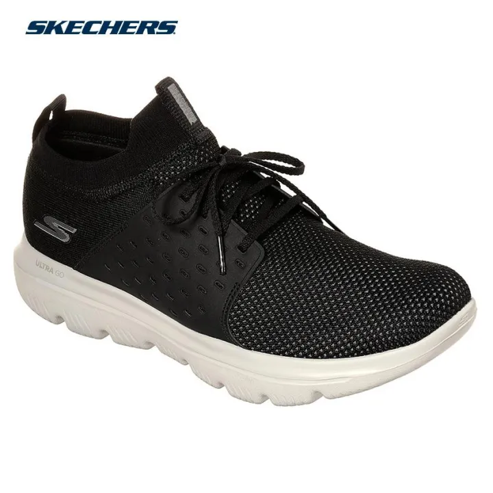 Skechers Men Go Walk Evolution Ultra Turbo Shape Ups Footwear 54726 BKGY Black Gray Lazada PH