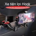 【FUCO】Móc treo đồ trên ô tô gài trước sau ghế kèm giá đỡ kẹp điện thoại trên xe tiện lợi thiết kế chắc chắn cao cấp. 
