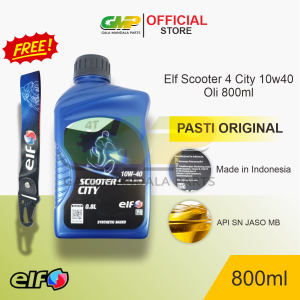 Oli ELF Scooter 4 City 10W40 800ml Semi Syntetic Motor Universal Matic